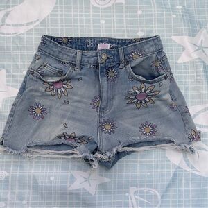 Floral Denim Women Shorts